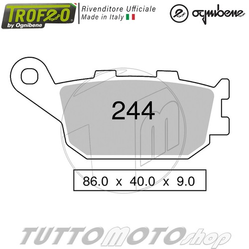PASTIGLIE FRENO SINTERIZZATE HONDA INTEGRA 700 2011 2012 2013 2014 KIT ANT +POST - Foto 5 di 8