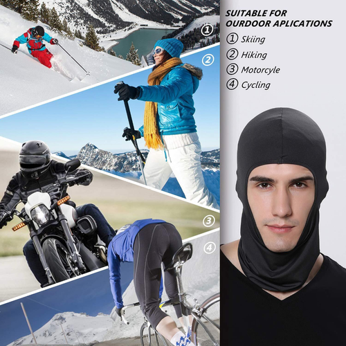 3 Pack Tactical Balaclava Thin Full Face Mask Lightweight Motorcycle Warmer Ski - Picture 7 of 41