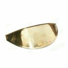 Fits Royal Enfield Classic 7 Brass Headlamp Peak Shade Embossed