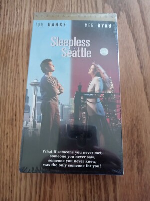 Sleepless in Seattle w/ Tom Hanks & Meg Ryan (VHS, 2000, SE) - New/Sealed