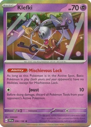 x1 Klefki - 096/198 - Holo Rare Pokemon SV01 Scarlet & Violet Base M/NM