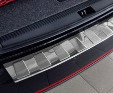 für RENAULT CLIO III KOMBI 2005-2011 LADEKANTENSCHUTZ EDELSTAHL TR Satin