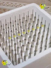 100 THK Diamond coated 1mm CYLINDER rotary drills drill bit burr burrs 3mm shaft