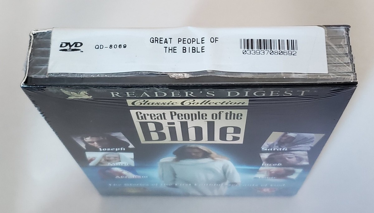 New! Sealed! ~ GREAT PEOPLE OF THE BIBLE ~ 6 DISC DVD SET