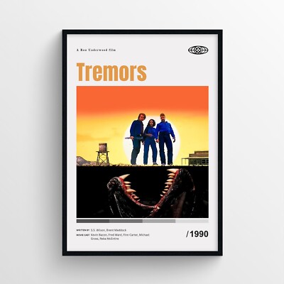 Tremors Movie Poster Print, Wall Art - Unframed