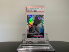 Corey Ray 2019 Bowman Platinum Prismatic Prodigies Rookie card #16 Brewers PSA 8