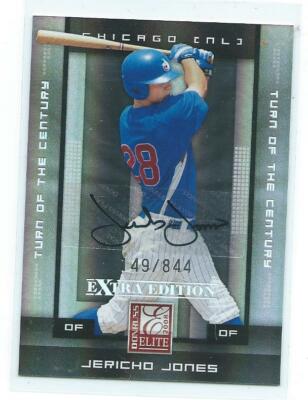 2008 Elite-Jericho Jones rookie autograph /844-Chicago Cubs