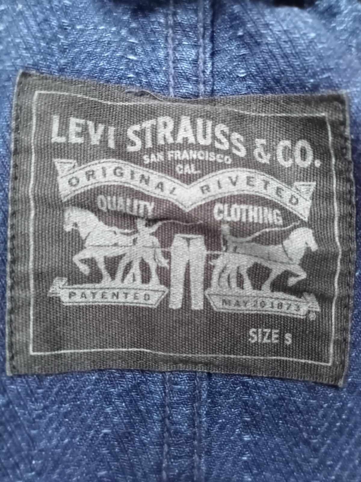 Levi's Size Small Engineer Coat Jacket Railroad C… - image 3