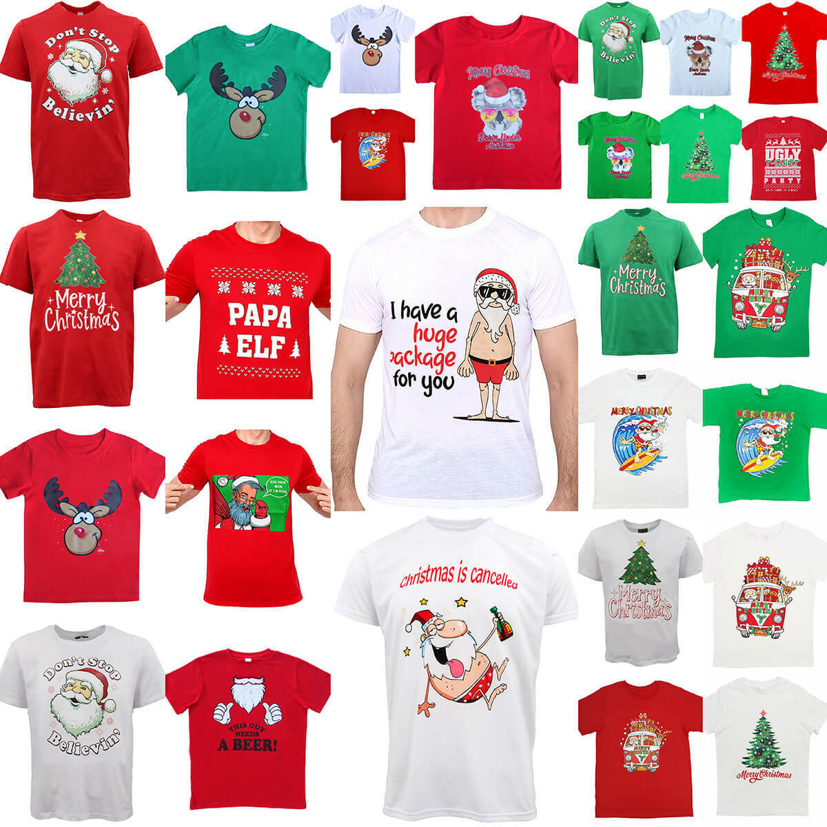 New Funny Adult Xmas Christmas T Shirt Tee Mens Womens 100% Cotton Jolly Ugly
