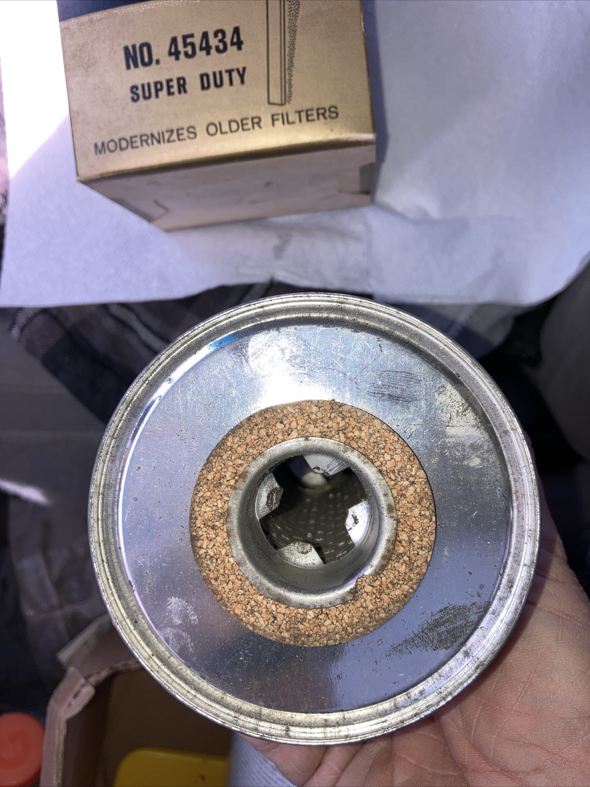 Vintage Sears Oil Filter Refill Cartridge 45434 NOS -Olds Buick Pontiac ...