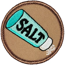 Salt Shaker Patrol Patch - 2" Round Embroidered Patch