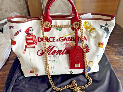 DOLCE GABBANA CAPRI MONTE CARLO TOTE BAG REF BB6572 BRAND NEW W/T W/CARDS ITALY