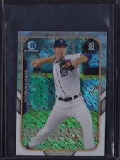 2015 BOWMAN CHROME FARM'S FINEST MINI REFRACTOR BUCK FARMER #FFM-BF TIGERS