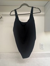 GUC Athleta Black Hermosa One Piece Swimsuit - Size XL T TALL, Black