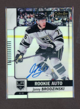 2017-18 O-Pee-Chee Platinum Rookie Autographs Rainbow #RJB Jonny Brodzinski
