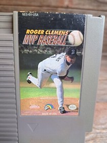 Roger Clemens' MVP Baseball Nintendo NES Cartridge And Sleeve Tested