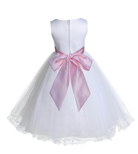 Flower Girl Dress Birthday Wedding Bridesmaid Formal Pageant Recital Graduation - Picture 28 of 61