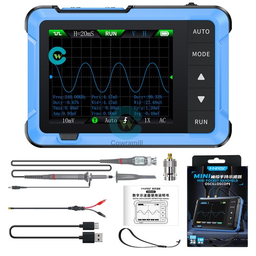 FNIRSI 2C23T 2C53T Handheld Digital Oscilloscope Multimeter Signal Generator NEW - Picture 8 of 24