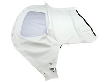 Fit Mazda Miata Soft Top Plastic Window 1990-05 Haartz White Vinyl Usa Made Fit Mazda Miata Soft Top Plastic Window 1990-05 Haartz White Vinyl Usa Made