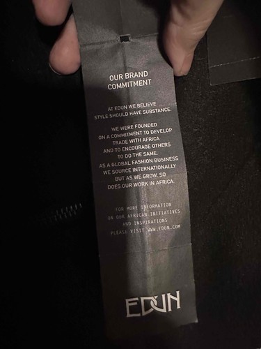Neu mit Etikett Edun anthrazitfarbener Hoodie Reißverschluss Größe Medium - Bild 4 von 8