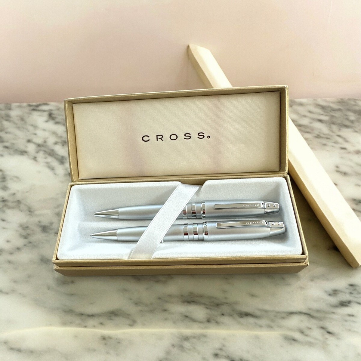 Silver Cross Pen & Pencil Gift Set Brand New | eBay