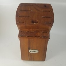 Anolon Advanced Wood Cutlery Knives Block