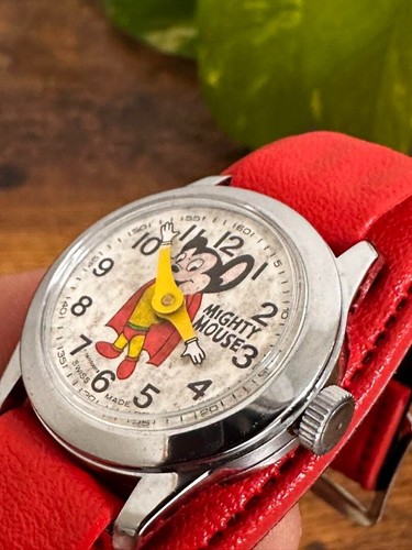 BRADLEY Mighty Mouse wristwatch (manual winding) Unisex Adults Used from Japan - Picture 16 of 19