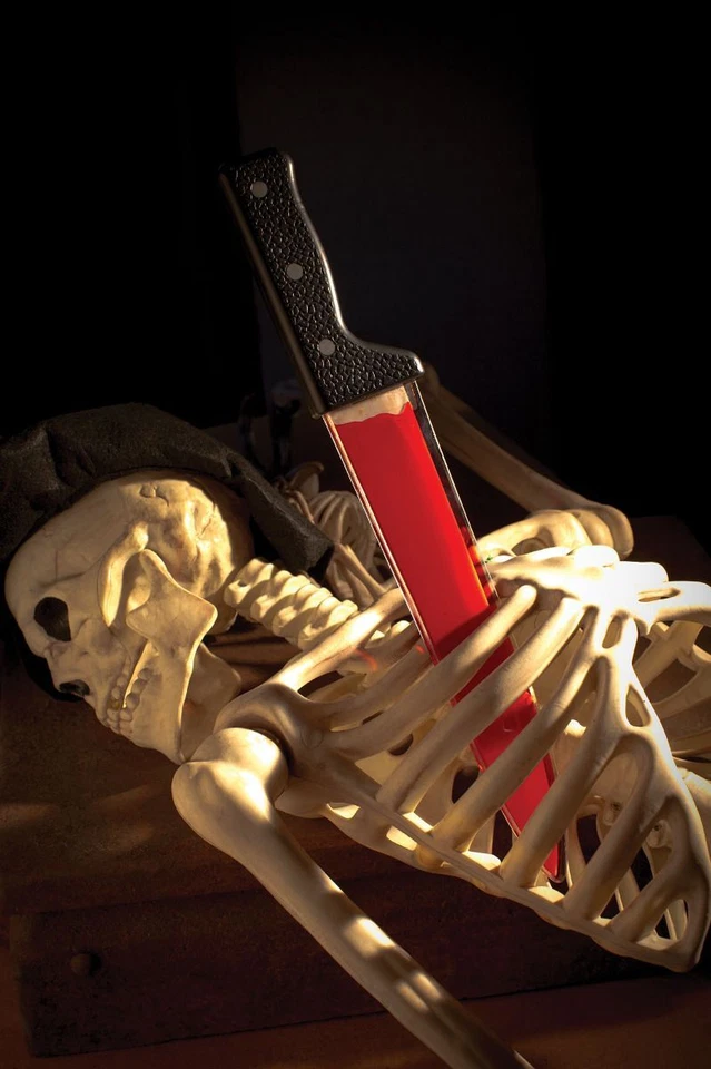 Brand New Bleeding Butcher Knife Weapon Costume Accessory - Image 2 of 3