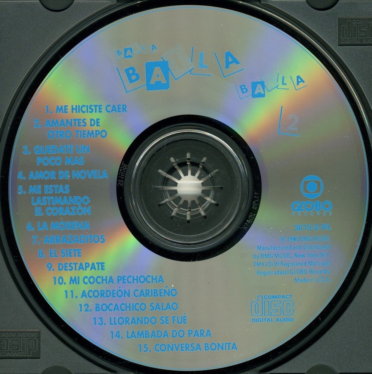 Baila Baila Baila Vol 2 (CD, 1990) Salsa Merengue Cumbia