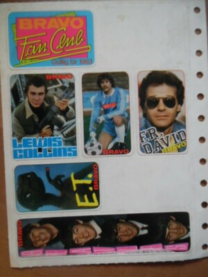 BRAVO Sticker 17 The Beatles E. T. Lewis Collins F.R. David Harald Schuhmacher