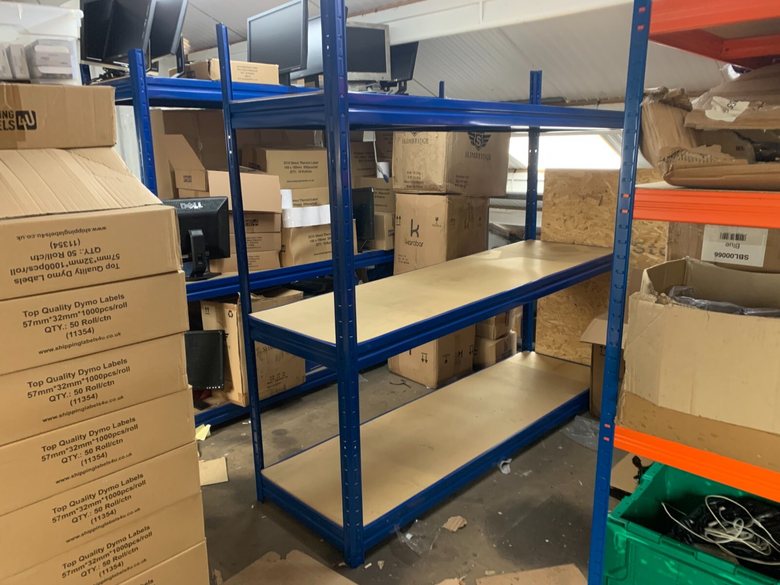 BiGDUG 3 Tier Garage Shelving Unit Wide Heavy Duty Storage Boltless