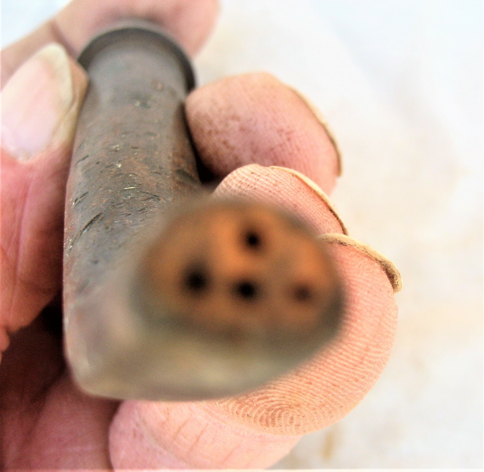 Old brass lab gas burner with 4 holes end for fan flame eBay
