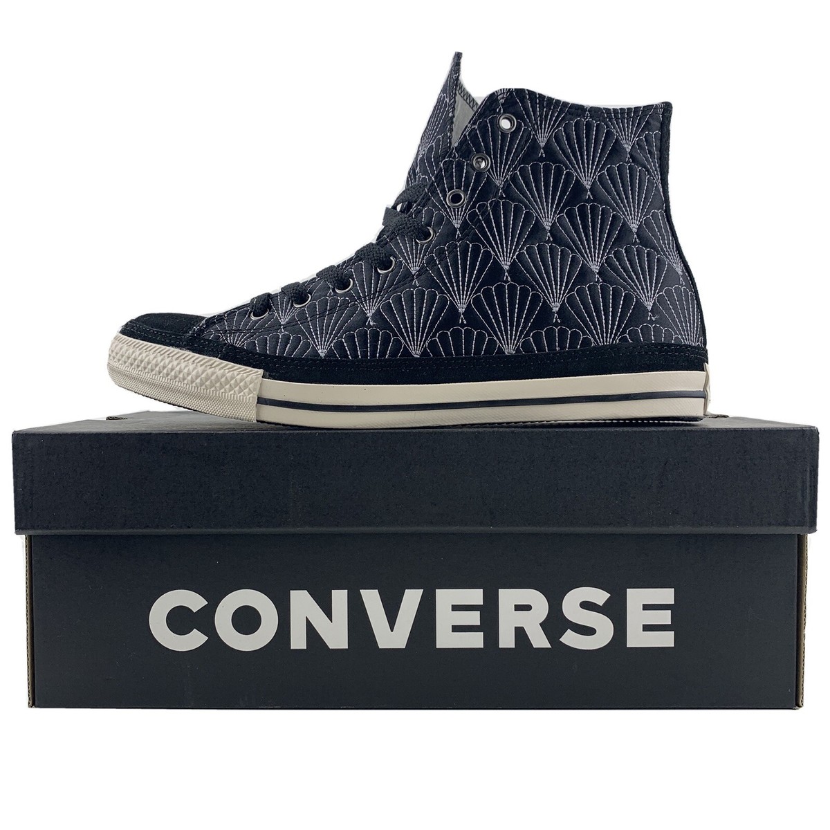 Converse All Star Chuck Taylor High Top Mens Black Shell Parchment  Women