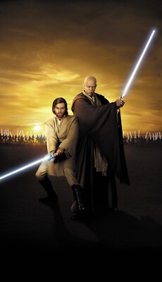 2002 Star Wars Episode II The Attack Of The Clones Movie Poster 11X17 Obi-Wan  