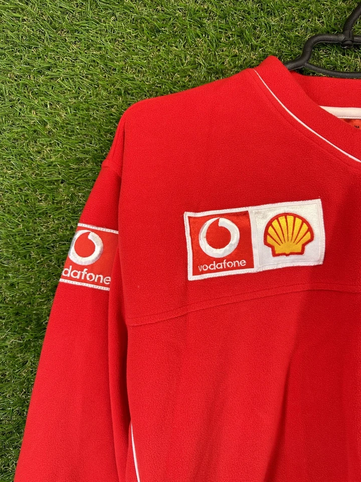 FERRARI F1 TEAM RARE RACING SWEATSHIRT FLEECE SWEATER FILA ORIGINAL SIZE L (52) - Image 4 of 4