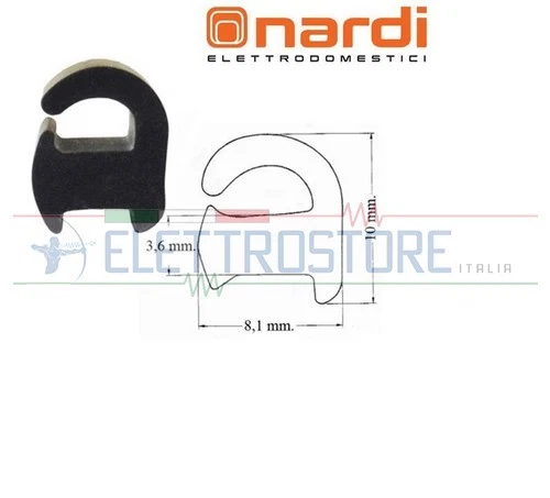 NARDI SERIE 4 GOMMINI GRIGLIE PIANI COTTURA PARACOLPI ANTIGRAFFIO P01