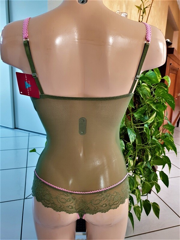 Body String Occhi Verdi By La Perla Taille 90B - Couleur Vert, Référence 903115, Neuf Avec étiquettes