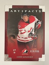 2013-14 Upper Deck Artifacts Team Canada Cody Goloubef /999 #130