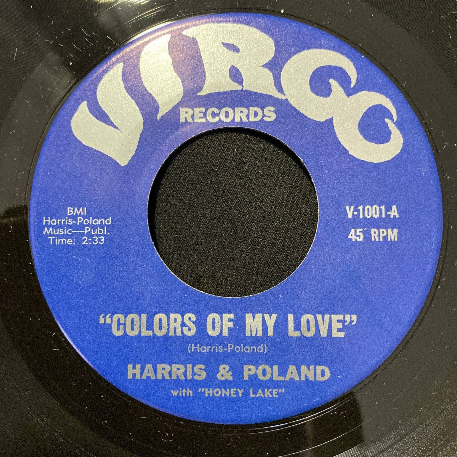 Harris & Poland - Colors Of My Love / A Man And Virgo Psych Pop / Rare Hear Nm-