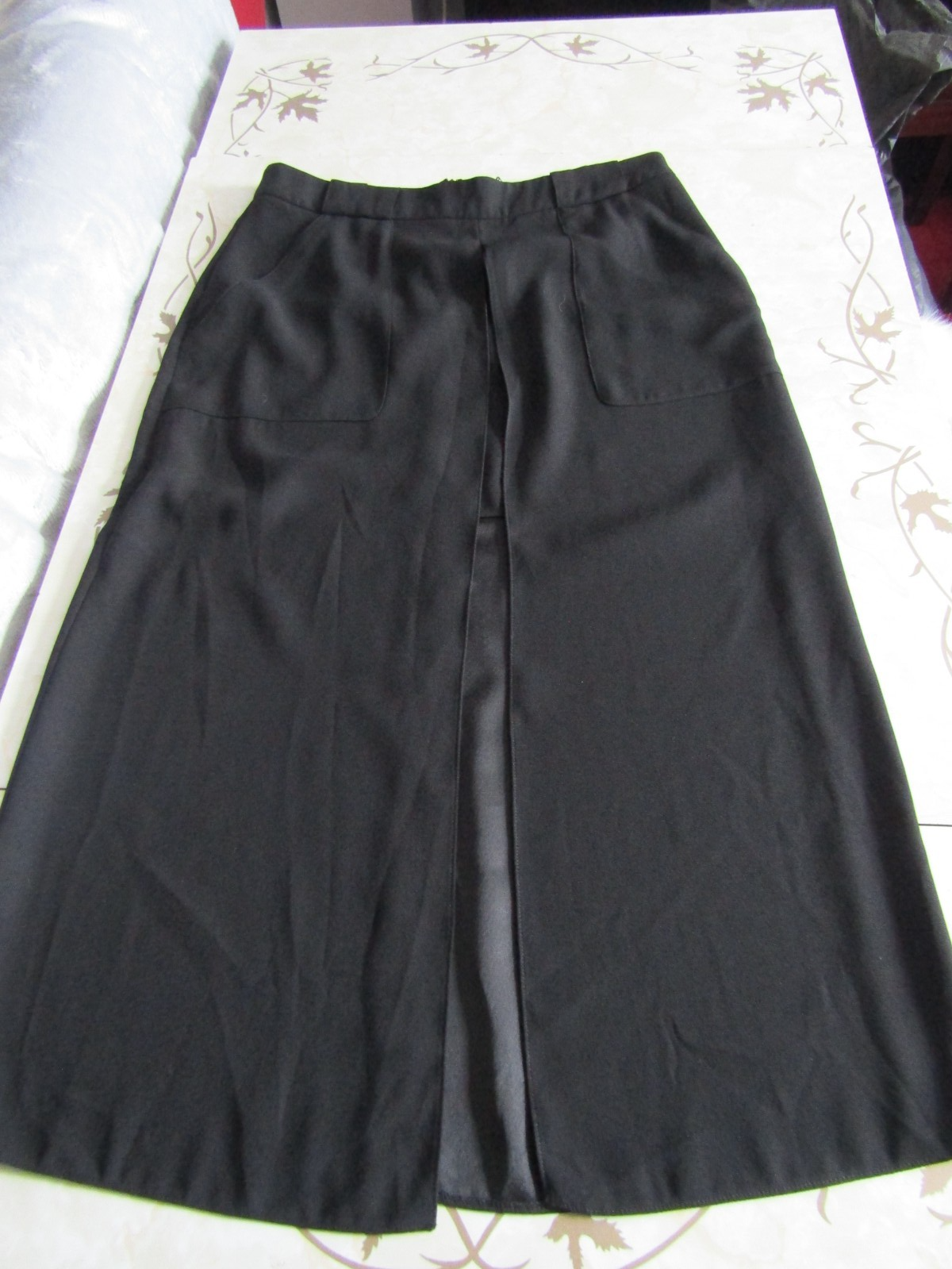 Women's River Island Black Skirt Long & Short Style UK Size 12