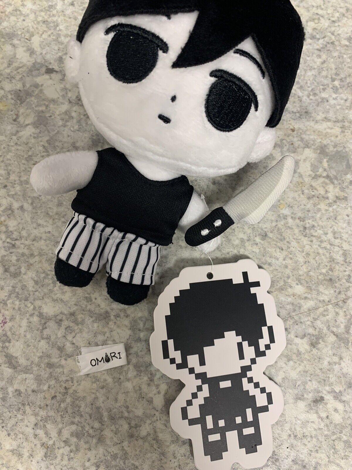 Omori Plush Sticker for Sale by ArynsDS