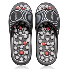 Tension Fatigue Relief Massager Circulation Slippers Sandals Foot Health Care...