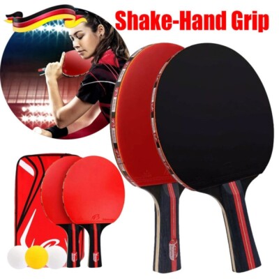 Tischtennis Set Profi Slazenger 6-tlg Tischtennisschläger + Bälle in Tasche NEU