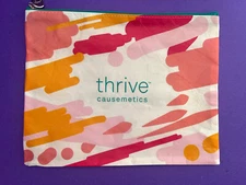 New Thrive Causemetics Travel Bag "EMPOWERED WOMEN EMPOWER WOMEN “10" x 8" SALE!