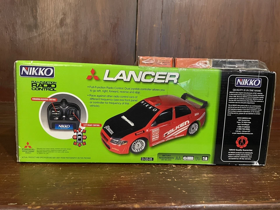 Nikko Street Mayhem Tuner Mitsubishi Lancer EVO 1:16 Scale Remote Control Car - Image 3 of 4