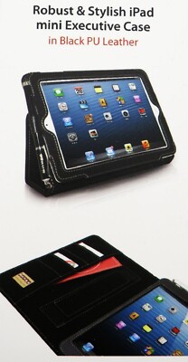 iPad mini 1 und mini 2 PU Lederhülle Smart Case Tablethülle Schutzhülle-NEU OVP