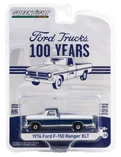 1:64 GreenLight *ANNIVERSARY SERIES 14* Blue & White 1976 Ford F-150 Ranger XLT