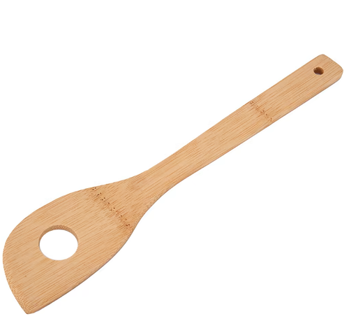 6pcs Wooden Bamboo Kitchen Cooking Utensils Spoons & Spatula Food Mixer Mixing - Picture 10 of 11