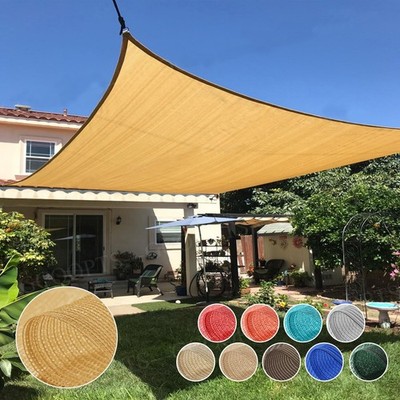 Waterproof Shade Sail Patio Awning Outdoor Garden Pool Sun Canopy Shelter Cover
