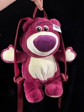 Disney Toy Story Lotso Bear Strawberry PLUSH Backpack Bag Gift Toy